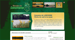 Desktop Screenshot of domaine-de-lancosme.fr